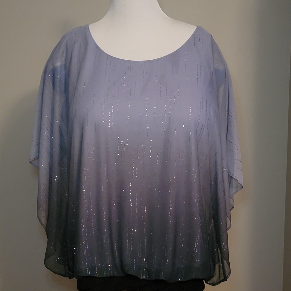 Dressbarn Glitter Blouse - Size XL